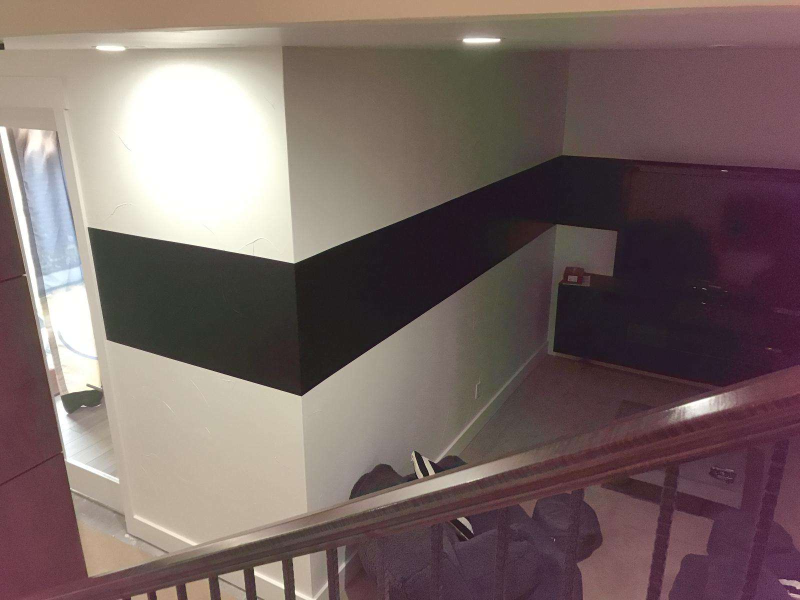 specialty repainted basement